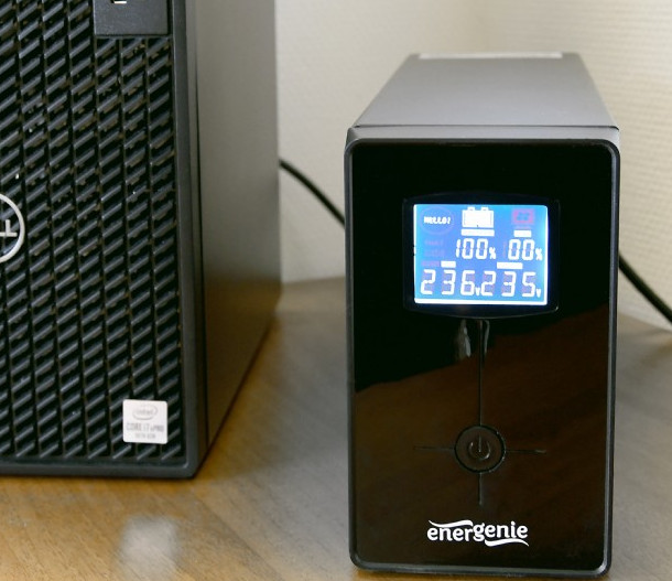 Energenie zasilacz awaryjny ups 1500va 3xc13 2xsch eg-ups-034 - zdjęcie 1