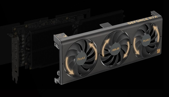 Karta graficzna ASUS ProArt GeForce RTX 4070 Ti SUPER OC 16GB - zdjęcie 13