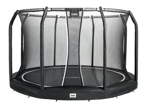 Trampolina Premium Ground Combo 366cm Czarna - zdjęcie 2