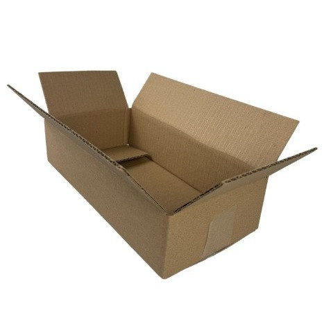 KARTON KLAPOWY, pudełko zrobione z tektury 3W 3 warstwowej, kolor szaro/brązowy, 300x200x150mm 380G/M2 20 SZTUK - zdjęcie 3