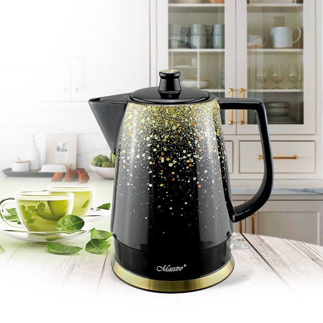 Czajnik elektryczny ceramiczny MAESTRO MR-074-GOLD - zdjęcie 1
