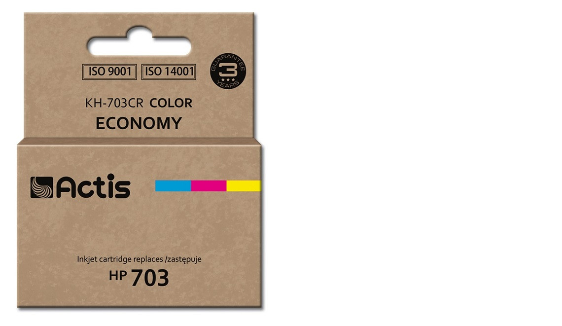 Actis KH-703CR Tusz do drukarki HP, Zamiennik HP 703 CD888AE; Standard; 12 ml; kolor. - zdjęcie 1