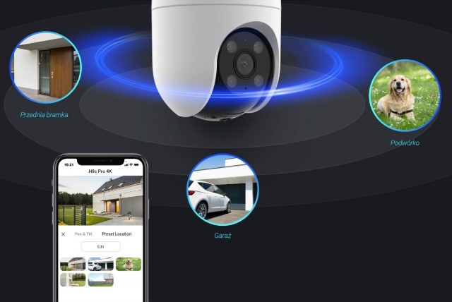 Ezviz H8C Pro 4K Kamera IP do monitoringu - zdjęcie 5