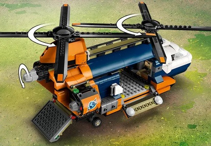LEGO City 60437 Helikopter badaczy dżungli w bazie - zdjęcie 4