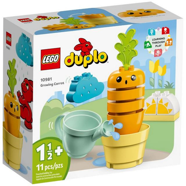 LEGO DUPLO My First 10981 Rosnąca marchewka - zdjęcie 1