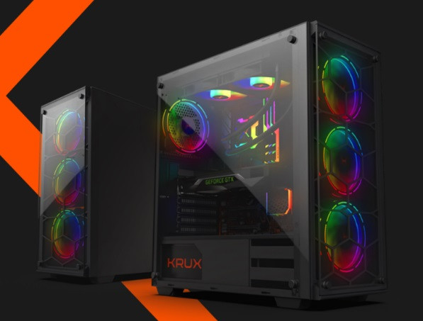 Obudowa KRUX Leda Black (KRX0007) - zdjęcie 1