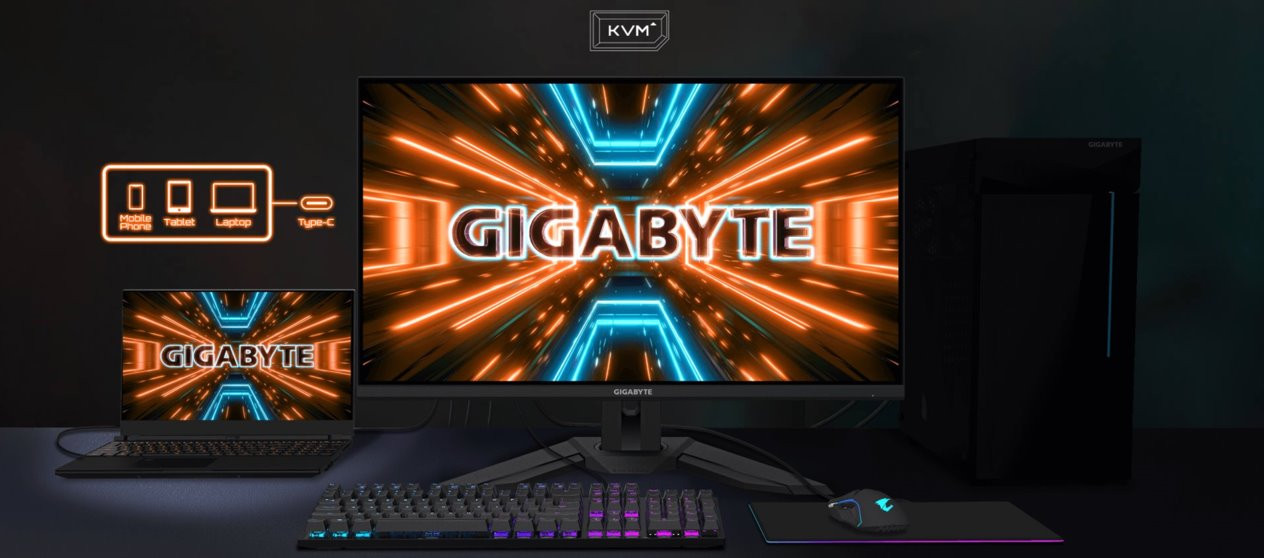 MONITOR GIGABYTE LED 32" M32U-EK 144Hz - zdjęcie 3