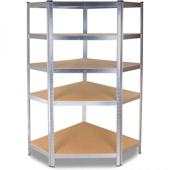 REGAŁ MAGAZYNOWY NAROŻNY METALOWY G9040 40cm - zdjęcie 1