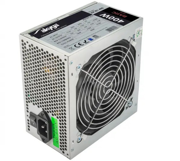 Akyga zasilacz basic atx 400w p4 fan12cm 3xsata 2xmolex ak-b1-400 - zdjęcie 1