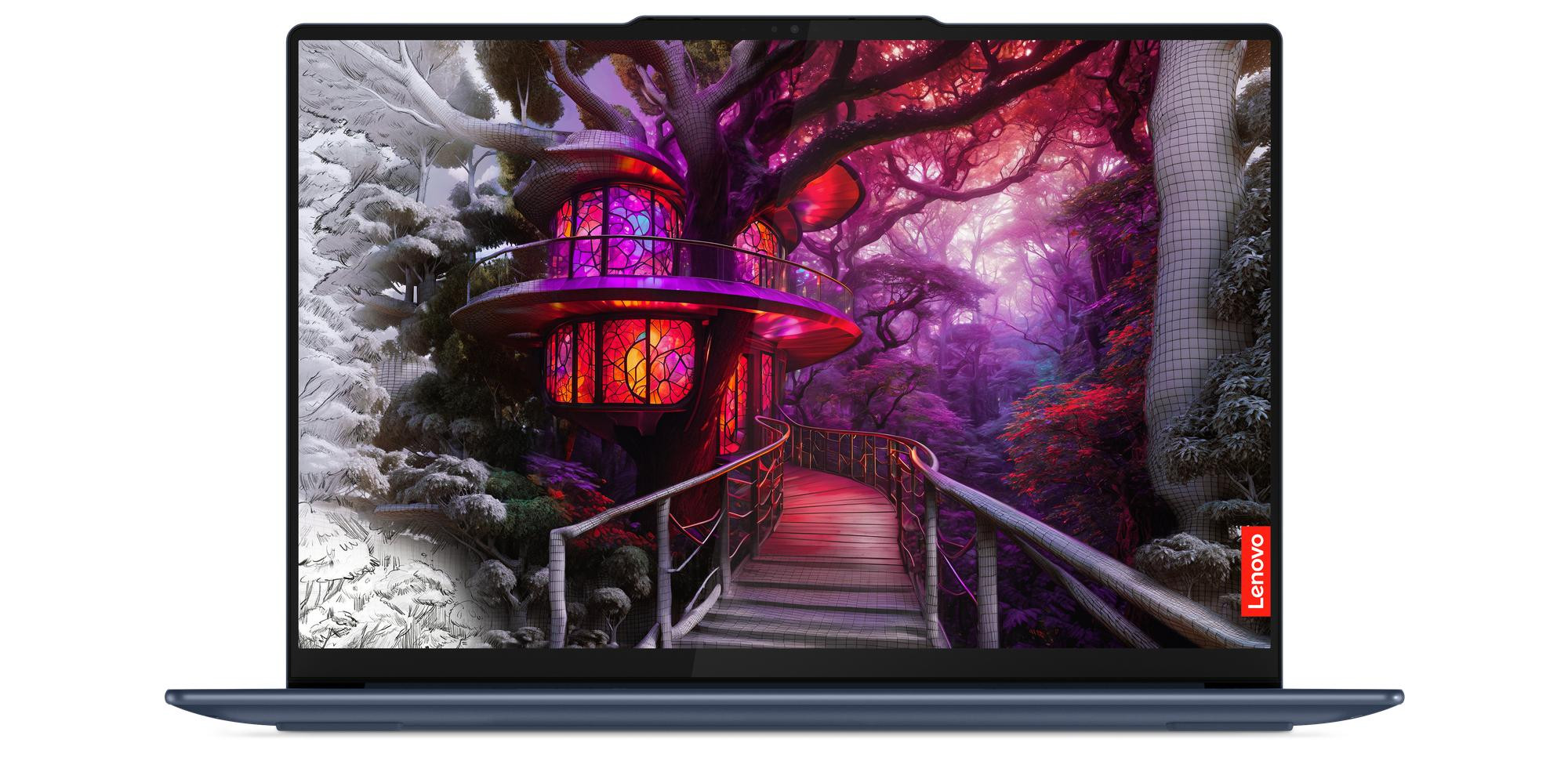 Lenovo Yoga Slim 7 14Q8X9 Snapdragon X Elite X1E-78-100 14,5"3K OLED Touch 90Hz 1000nit 32GB DDR5 SSD1TB Qualcomm Adreno 70Wh Win11 Cosmic Blue 2Y - zdjęcie 1