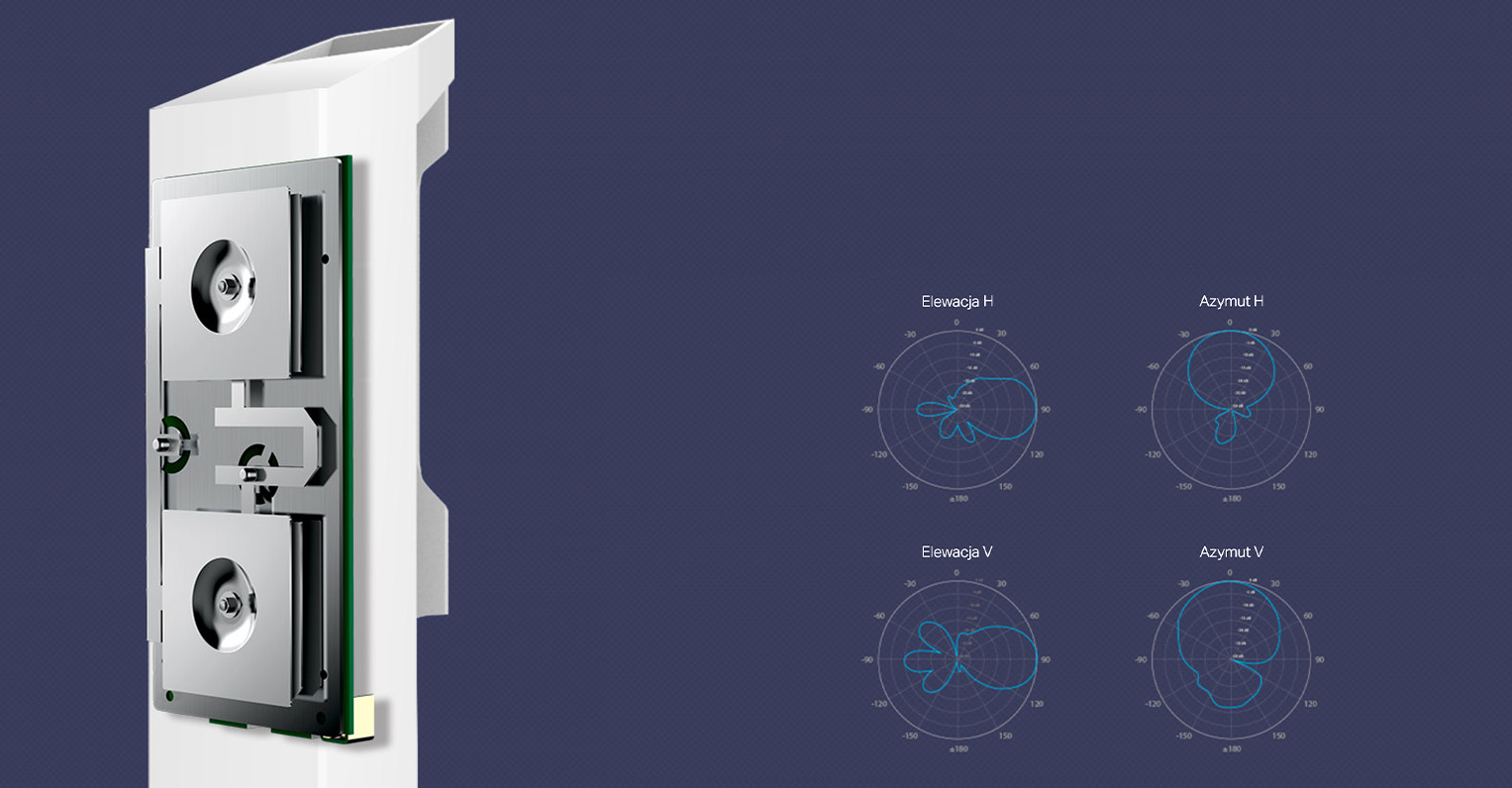 Punkt Dostępowy TP-LINK CPE210 2,4GHz 300Mbps Outdoor Wireless CPE 9dBi - zdjęcie 4