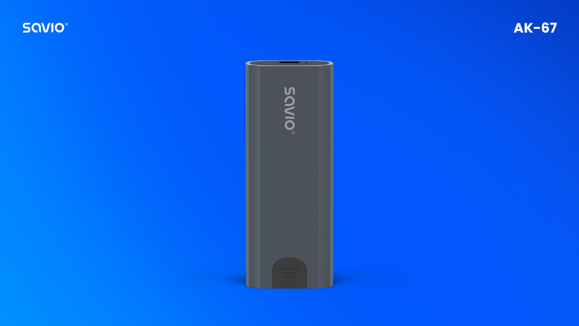 SAVIO OBUDOWA NA DYSK ZEWN. M.2 SSD NVME USB AK-67 - zdjęcie 1