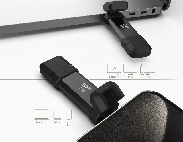 SSD Silicon Power DS72 500GB Dual USB-C/USB 3.2 - zdjęcie 3