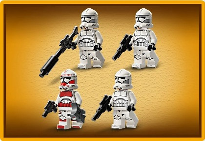 LEGO Star Wars 75372 Zestaw bitewny z żołnierzem armii klonów™ i droidem bojowym™ - zdjęcie 3