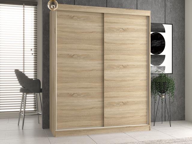 Szafa z drzwiami przesuwnymi IGA 160x61xH200 sonoma - zdjęcie 1