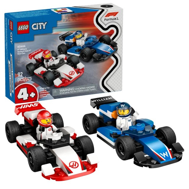 LEGO CITY 60464 F1 Bolidy Williams Racing i Haas F1 - zdjęcie 1