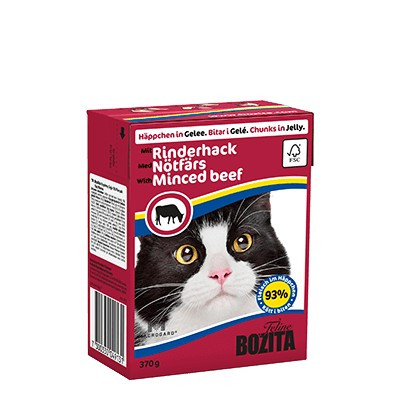 BOZITA Wołowina w galaretce - mokra karma dla kota - 370g - zdjęcie 1