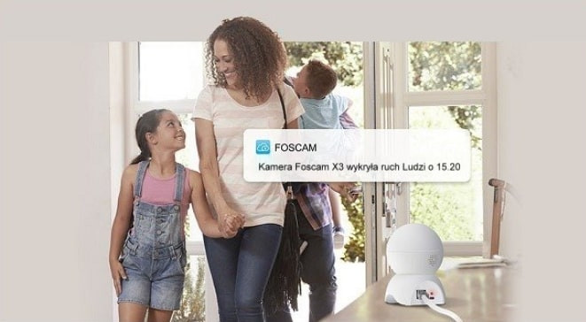 Kamera IP wewnętrzna Foscam X5 czarna - zdjęcie 4