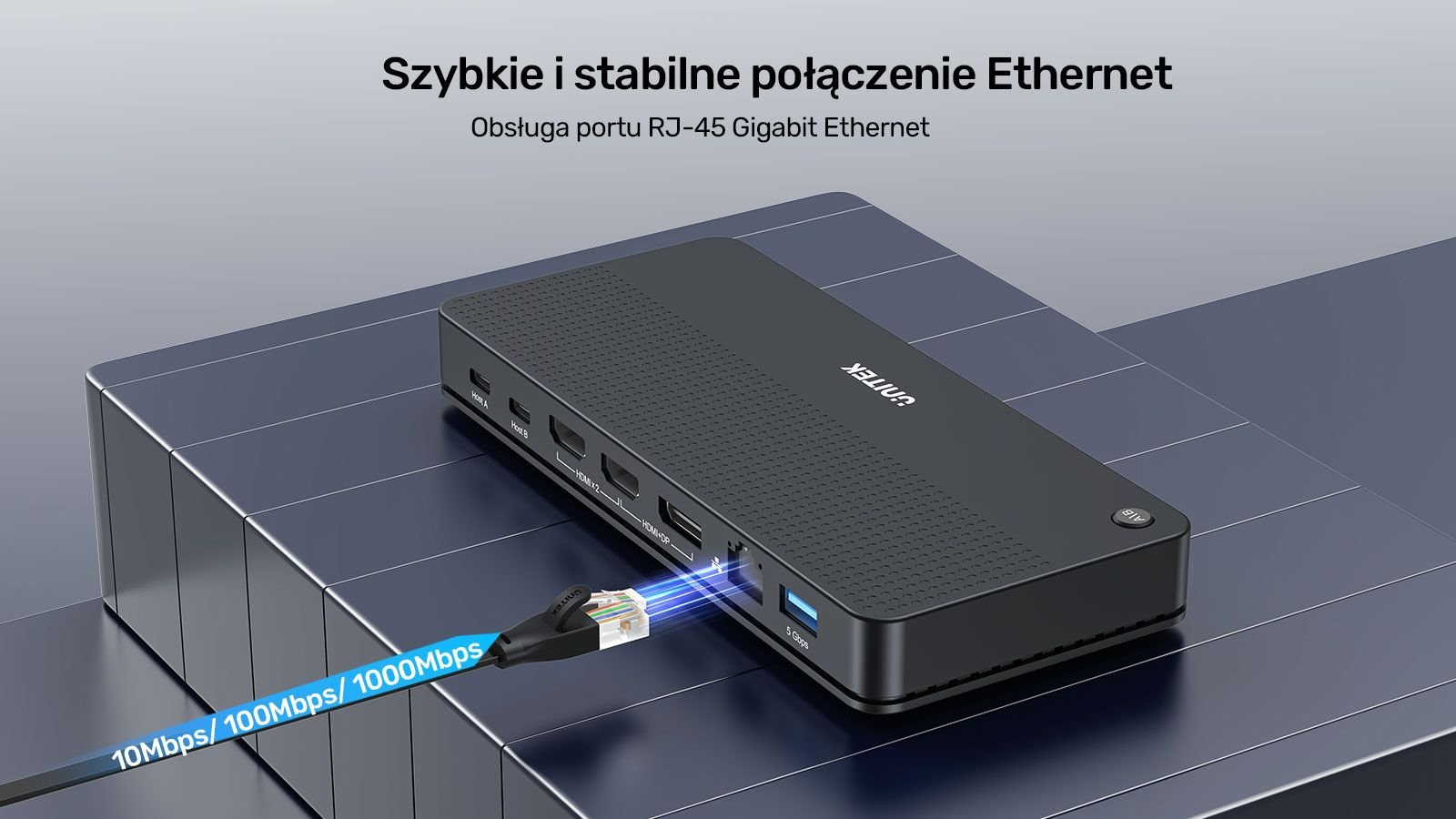 Unitek Przełącznik KVM 2 komputery 2 monitory 4K - zdjęcie 5