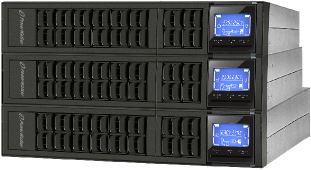 Power Walker UPS On-Line 1000VA, 19'' 2U, 3x IEC, USB/RS-232, LCD, Rack/Tower - zdjęcie 1