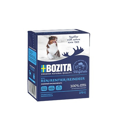 BOZITA z reniferem w galaretce - mokra karma dla psa - 370g - zdjęcie 1