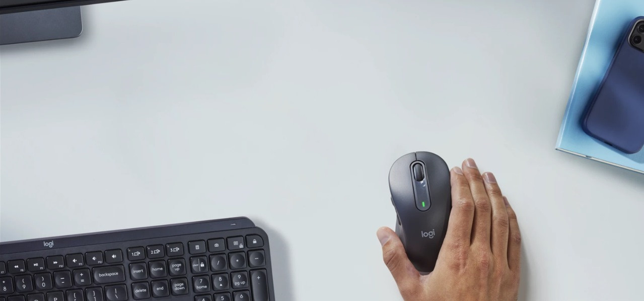 Mysz Logitech Signature M650 L Wireless Mouse GRAPH - zdjęcie 2
