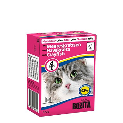 BOZITA Rak w galaretce - mokra karma dla kota - 370g - zdjęcie 1