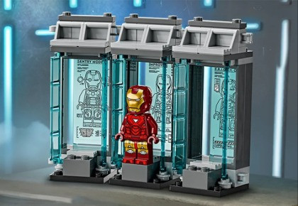 LEGO Marvel Super Heroes 76315 Laboratorium Iron Mana: Zbrojownia - zdjęcie 3