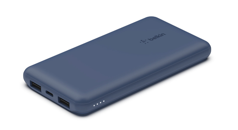 Powerbank Belkin BoostCharge Power Bank 10K 2xUSB-A + 1xUSB-C 10000mAh 15W Blue - zdjęcie 1
