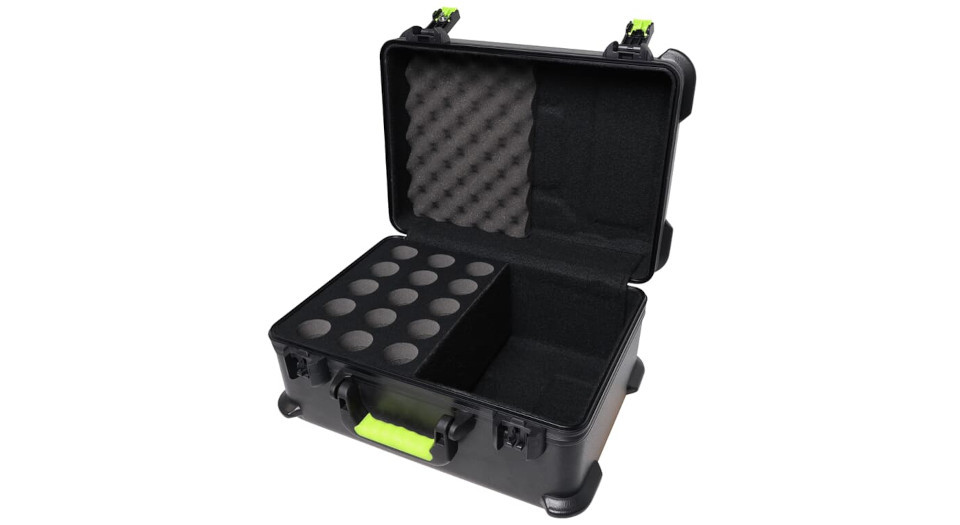 Shure SH-MICCASE15 - Plastikowa walizka z zatrzaskami na Mikrofony (15) - zdjęcie 2