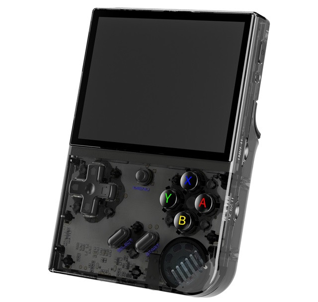 Przenośna konsola retro ANBERNIC RG35xx Plus BLACK TRANSPARENT  - zdjęcie 1
