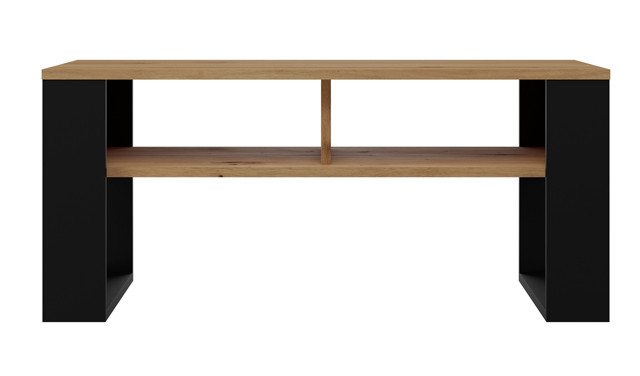 Stolik ława MODERN 2P 90x58xH50 artisan/czarny - zdjęcie 3