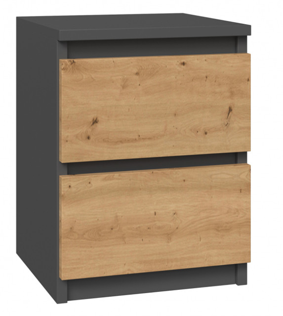 Szafka nocna M2 30x30xH40 antracyt/artisan - zdjęcie 3