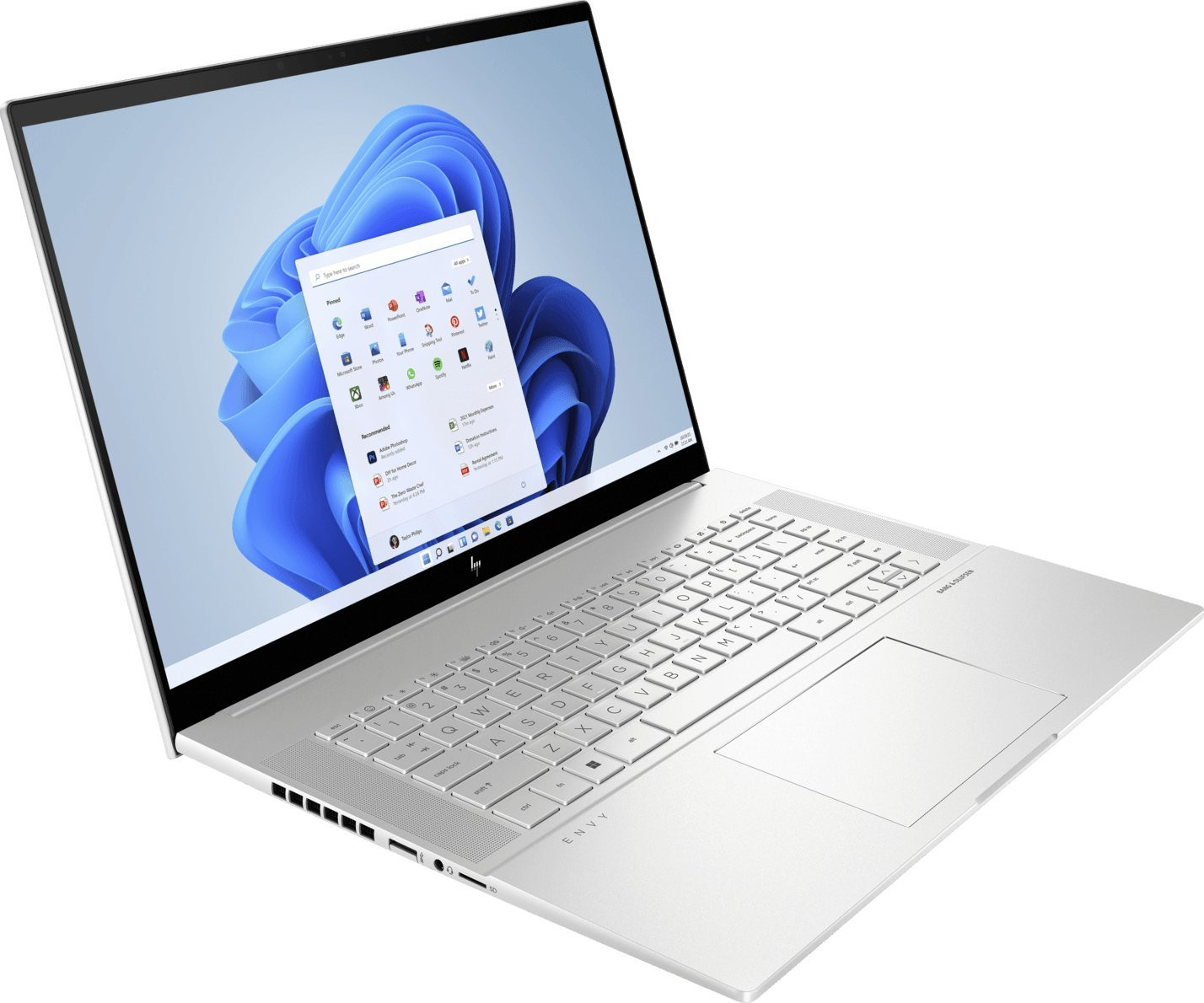 HP Envy 16-H1055CL i7-13700H 16" WQXGA Touch 32GB SSD2TB BT BLKB GeForce RTX 4060 8GB W11 Silver (REPACK) 2Y - zdjęcie 4