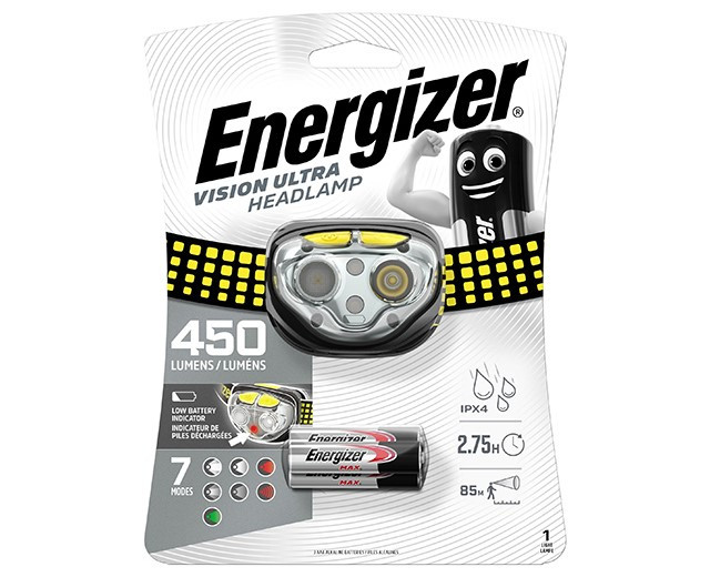 ENERGIZER LATARKA CZOŁOWA HEADLIGHT VISION ULTRA HEADLIGHT 3AAA 450 lm - zdjęcie 1