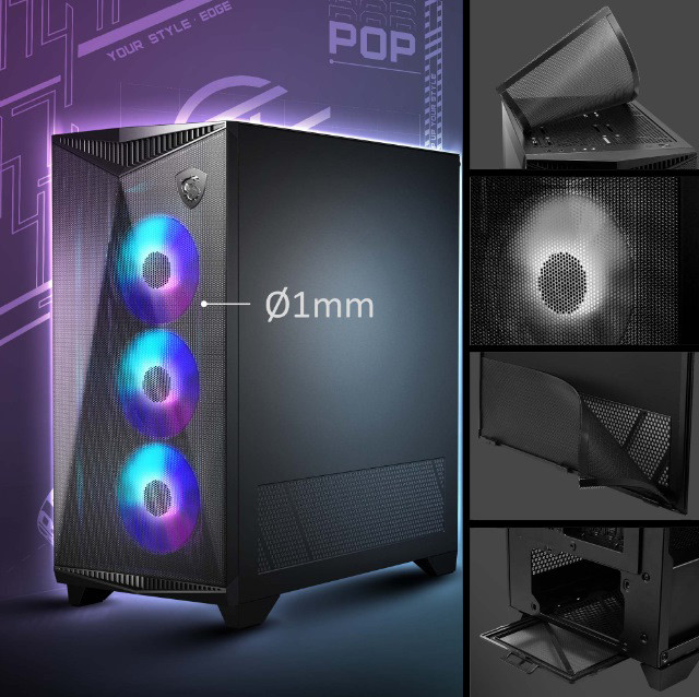 Obudowa MSI MPG GUNGNIR 300R AIRFLOW (306-7G21R21-W57) - zdjęcie 3