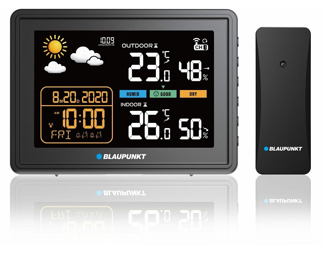 BLAUPUNKT Stacja pogodowa z czujnikiem zewnętrznym WS30BK - zdjęcie 3