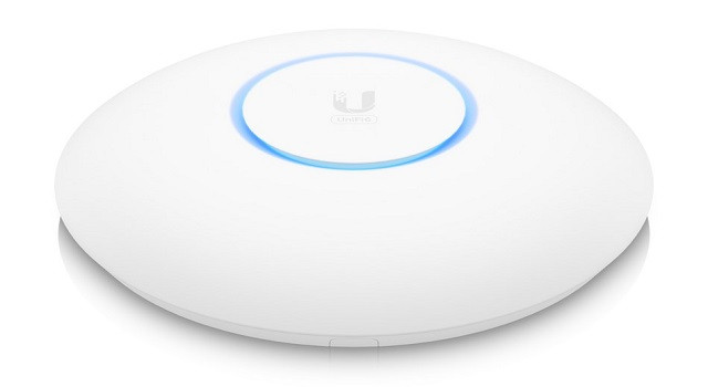 Acces Point Wi-Fi 6 Ubiquiti UniFi U6 Pro 2.4GHz(2x2)/5GHz(4x4) PoE 1x1G - zdjęcie 2