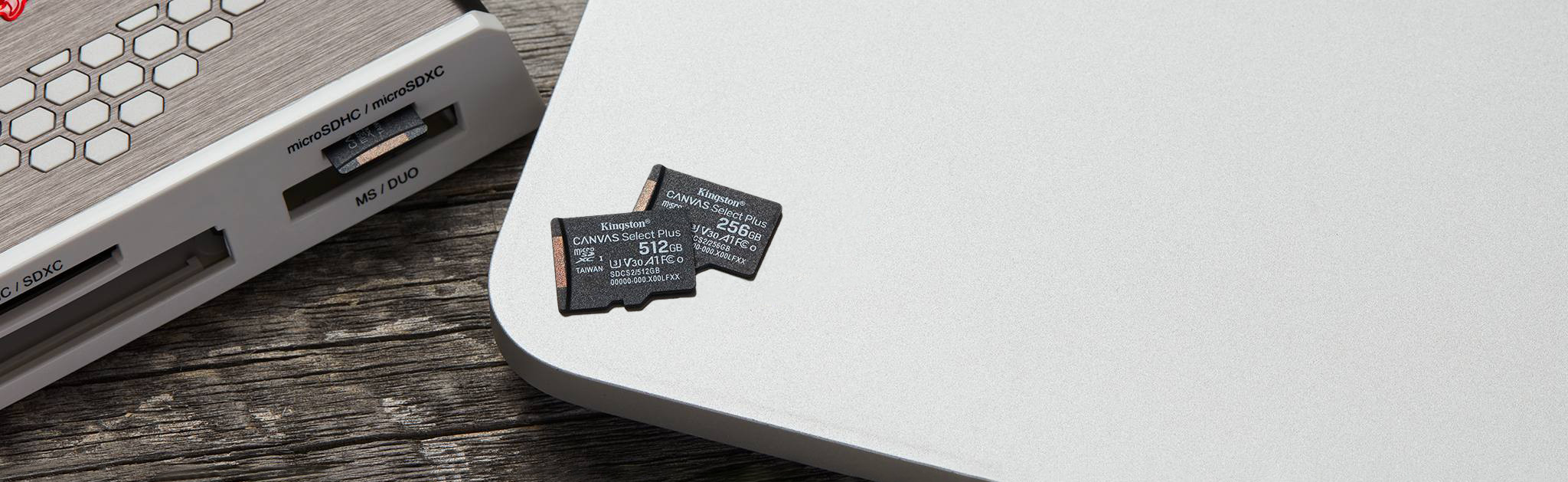 Karta pamięci z adapterem Kingston Canvas Select Plus SDCS2/128GB (128GB; Class 10, Class U1, V10; + adapter) - zdjęcie 1
