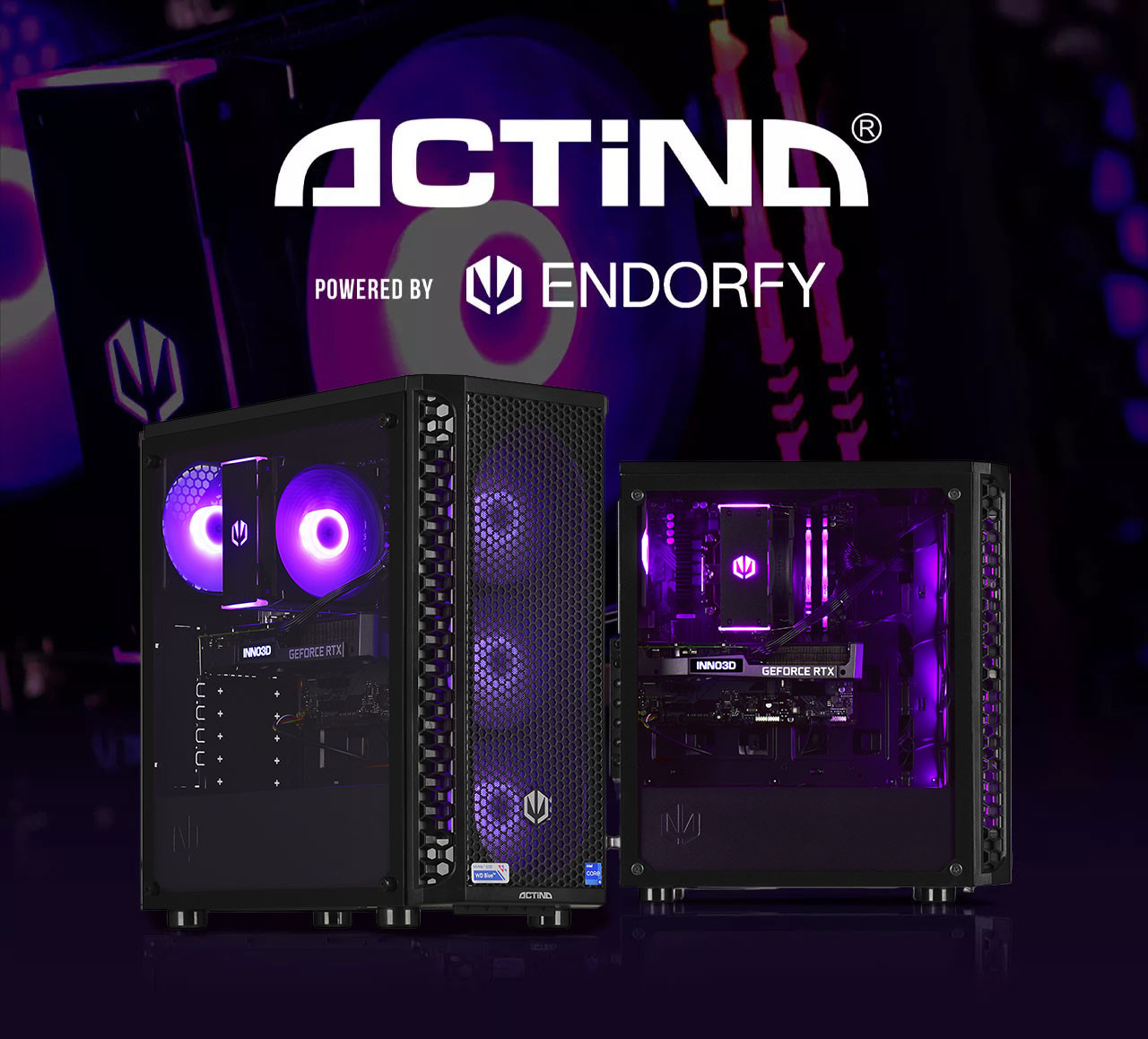 Komputer Actina PB ENDORFY Inno3D 12400F/16GB/1TB/RTX3060/600W - zdjęcie 1