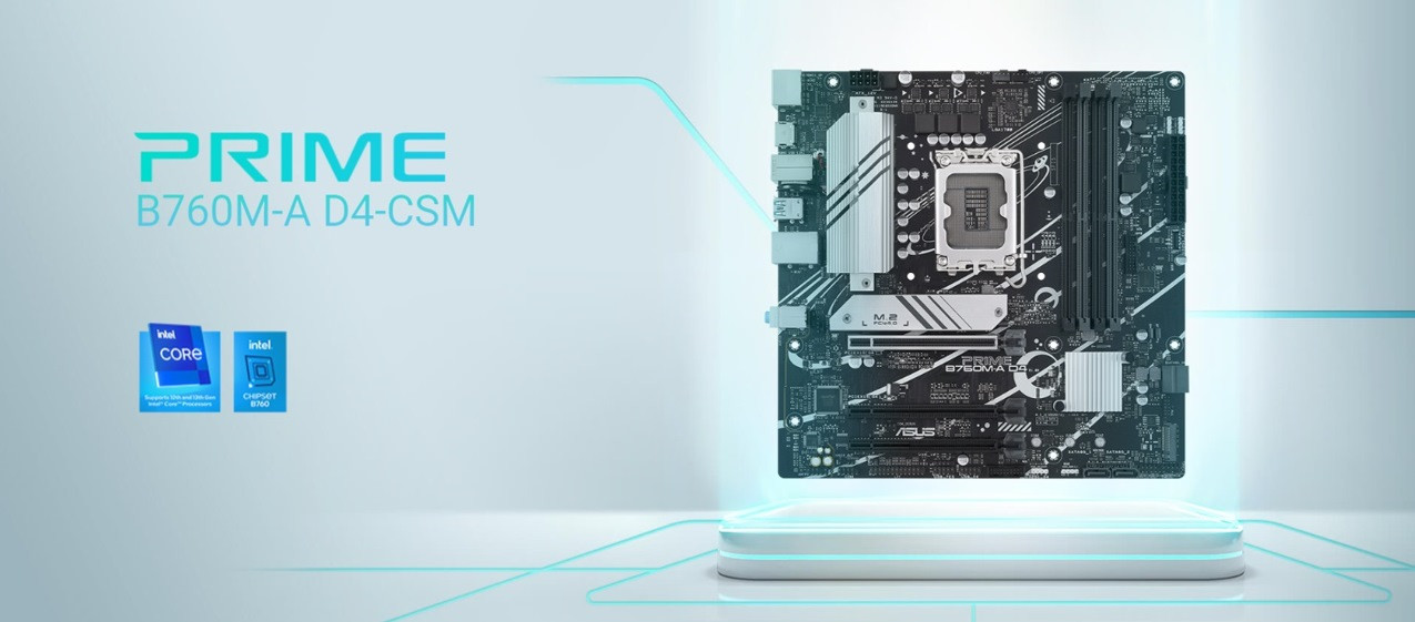 Płyta główna ASUS PRIME B760M-A D4-CSM - zdjęcie 1