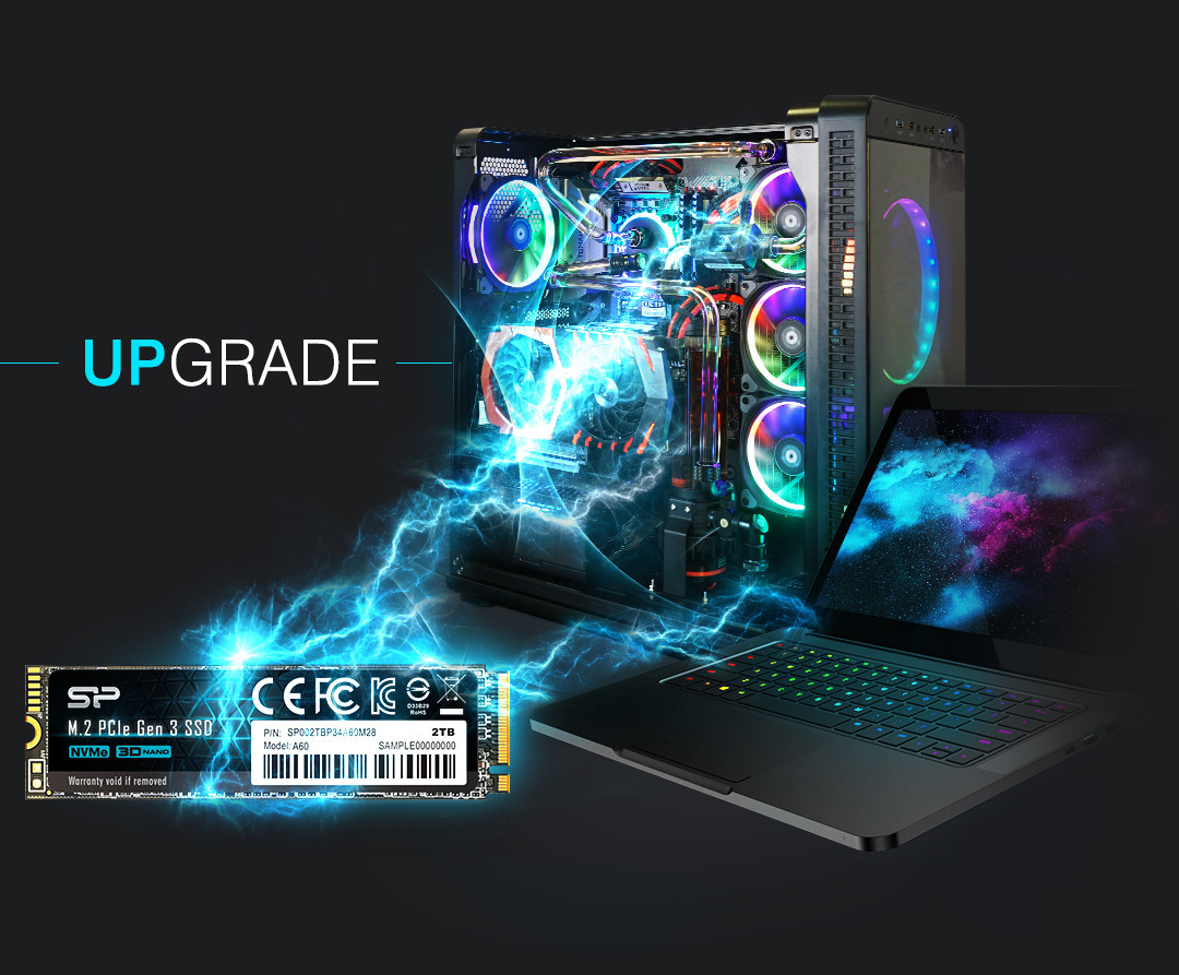 SSD Silicon Power Ace A60 256GB PCIe Gen 3x4 - zdjęcie 4