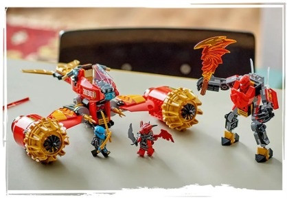 LEGO NINJAGO 71830 Burzowy jeździec-mech Kaia - zdjęcie 3