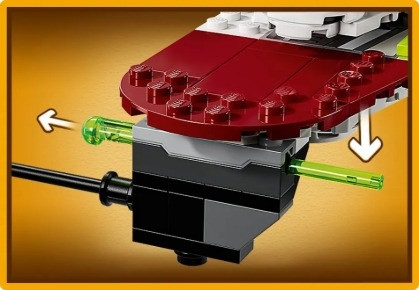 LEGO STAR WARS 75402 Myśliwiec ARC-170 - zdjęcie 5