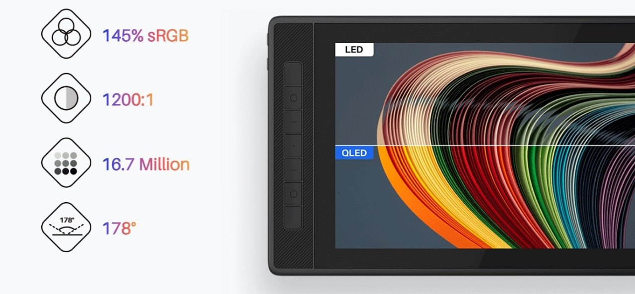 Tablet graficzny Huion Kamvas Pro 13 2.5K - zdjęcie 3
