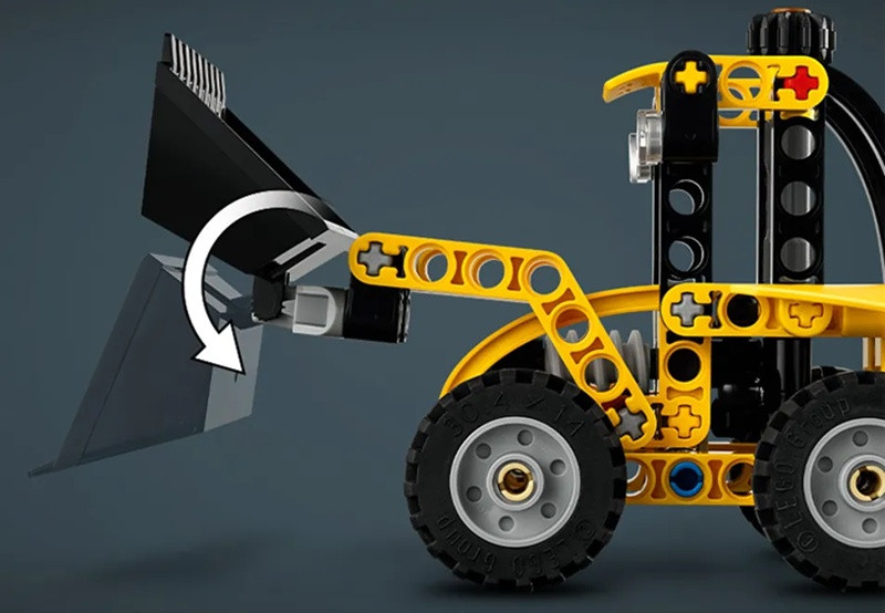 LEGO TECHNIC 42197 Koparko-ładowarka - zdjęcie 4