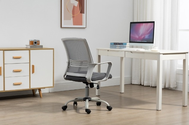 Fotel biurowy ACTIVEJET YK01 szary - zdjęcie 12