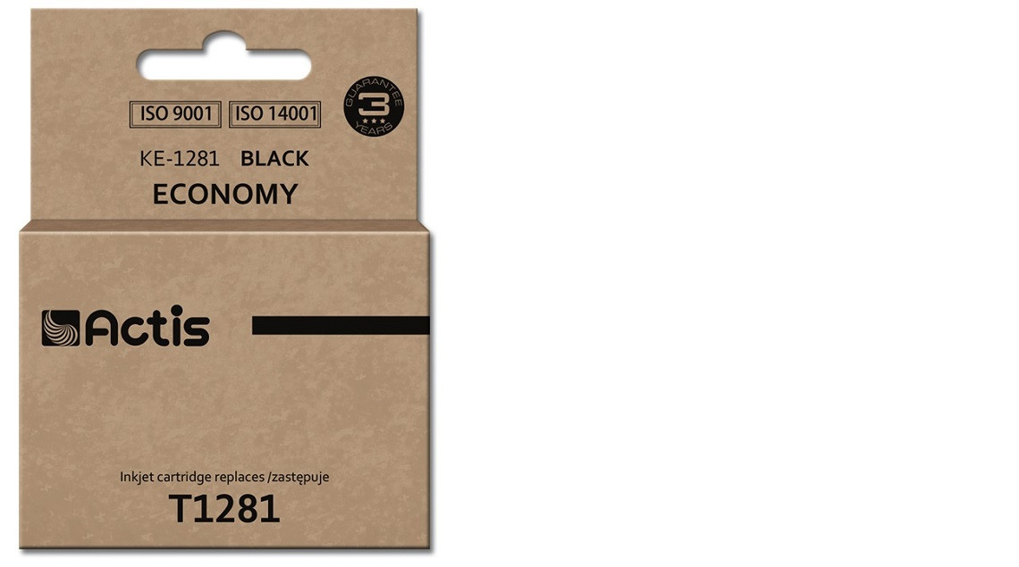 Actis KE-1281 Tusz do drukarki Epson, Zamiennik Epson T1281; Standard; 15 ml; czarny. - zdjęcie 1