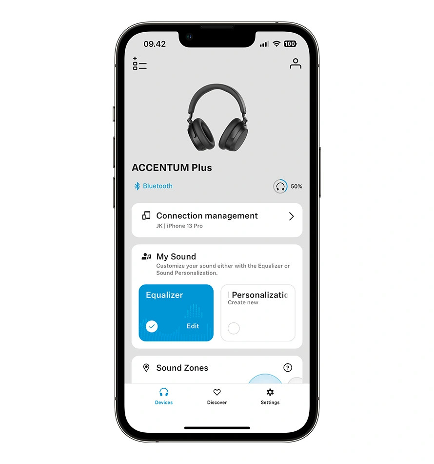 Sennheiser AccentumPlus Headphones Black - zdjęcie 6