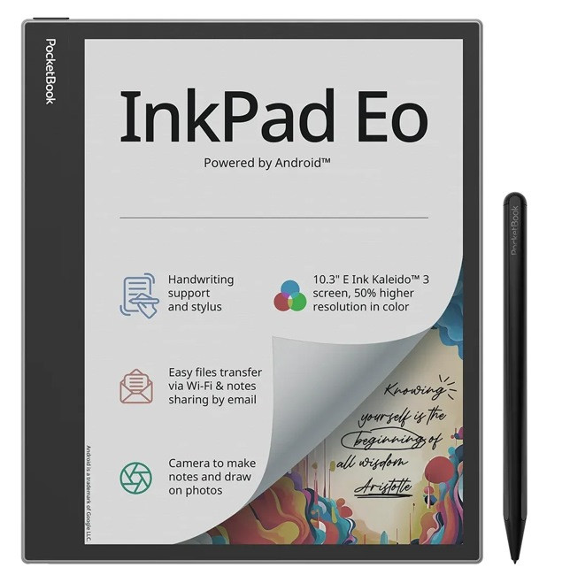 Czytnik Ebook PocketBook InkPad Eo 10,3" E-Ink Kaleido 3 64GB WI-FI Mist Gray - zdjęcie 1